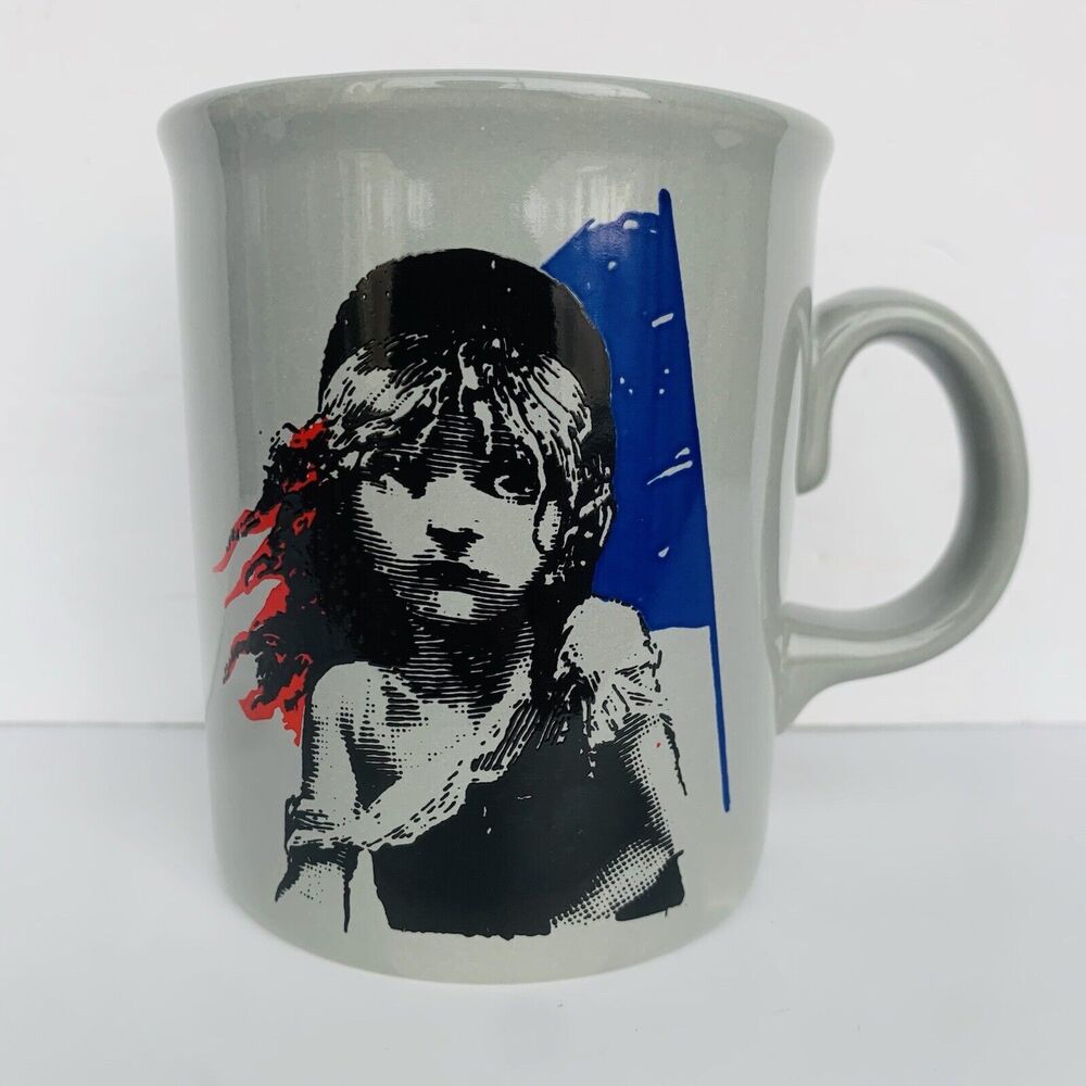 Vintage Les Miserables A Musical Coffee Mug Tea Cup Made in England